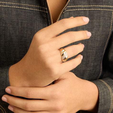 Anello Fascia Sophia Oro Giallo Diamante - Anelli con Pietre Donna | Stroili