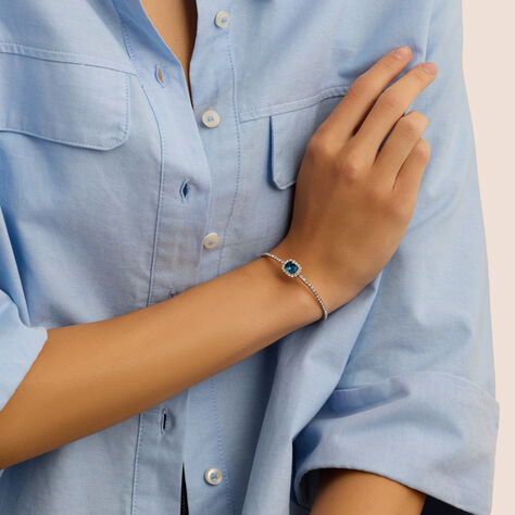 Bangle Romantic Shine Metallo Cristallo - Bracciali Rigidi Donna | Stroili