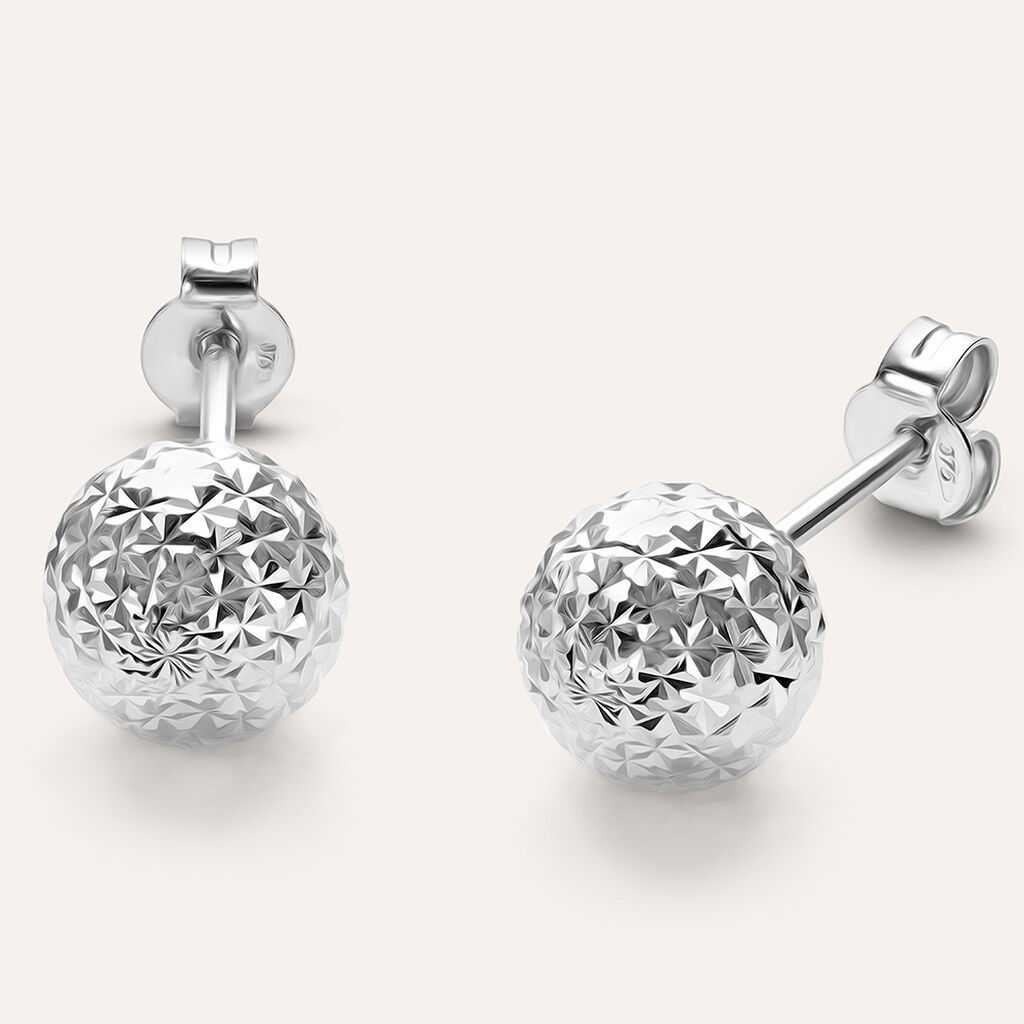 Orecchini Lobo Isabelle Oro Bianco - Orecchini a Lobo Donna | Stroili