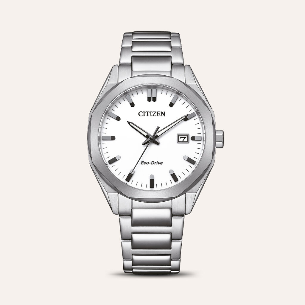 Orologio Eco Drive Citizen Ore Felici Bm7620-83a - Orologi con Datario Uomo | Stroili