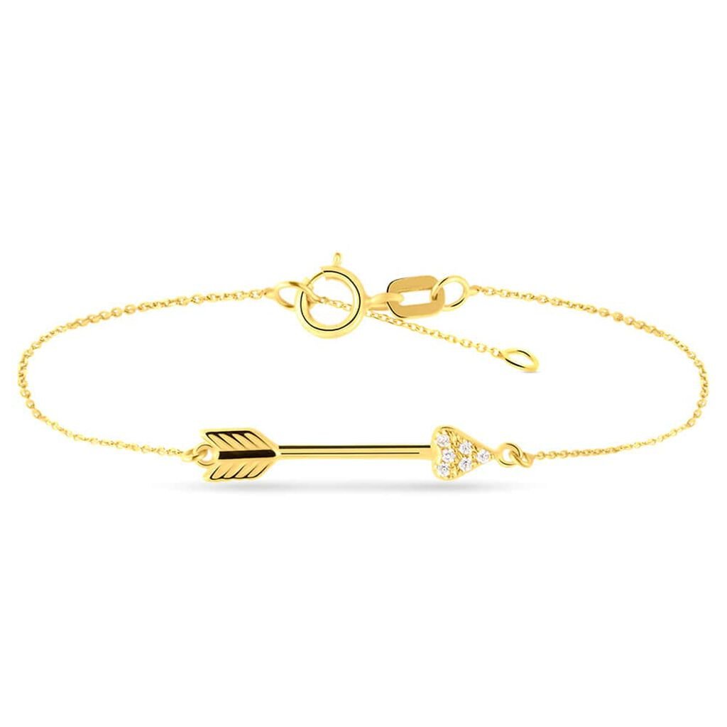 Bracciale Claire Oro Giallo Cubic Zirconia - Bracciali Amicizia Donna | Stroili
