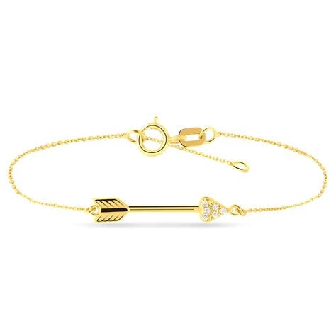 Bracciale Claire Oro Giallo Cubic Zirconia - Bracciali Amicizia Donna | Stroili