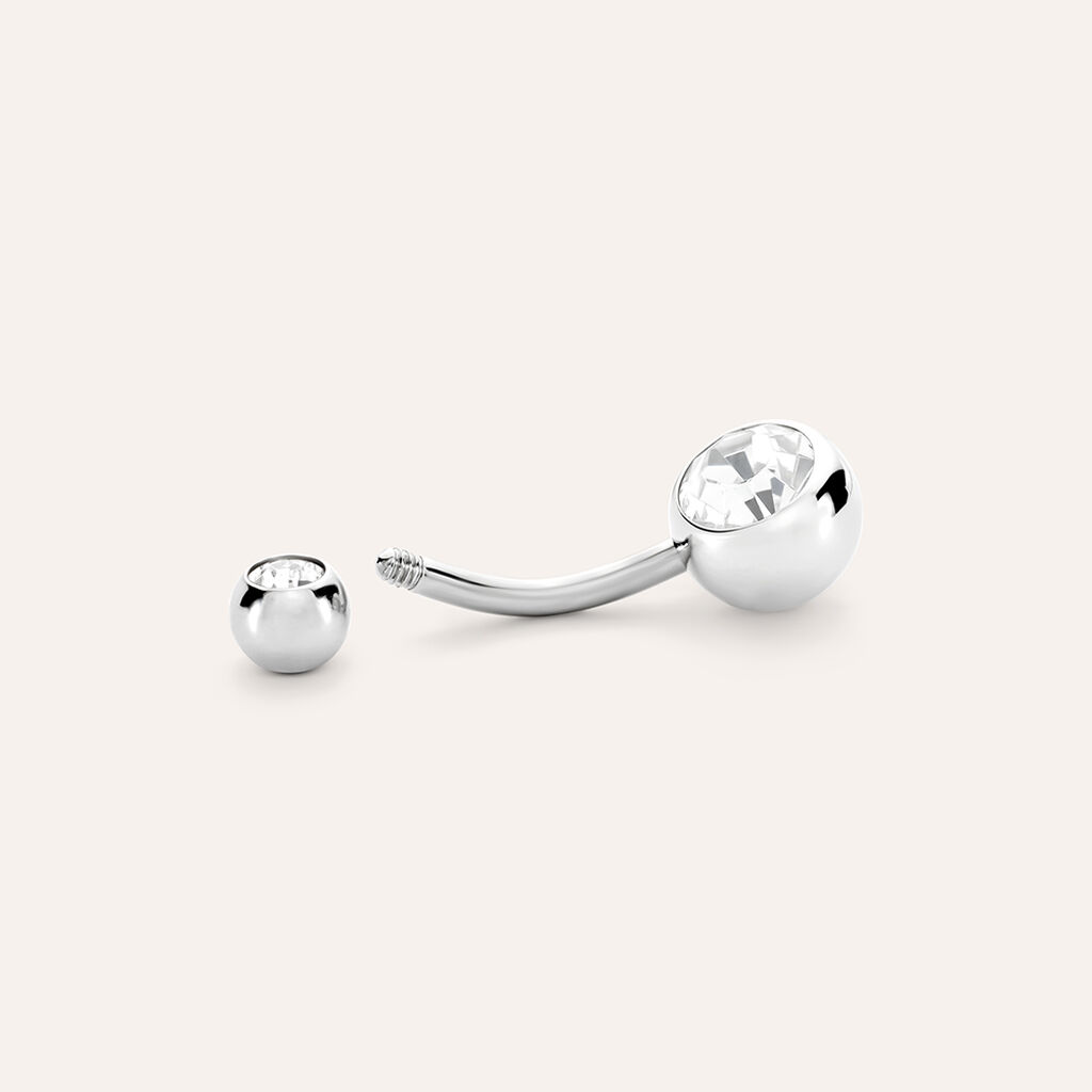 Piercing Ombelico Lady Code Acciaio Cristallo - Gioielli Donna | Stroili