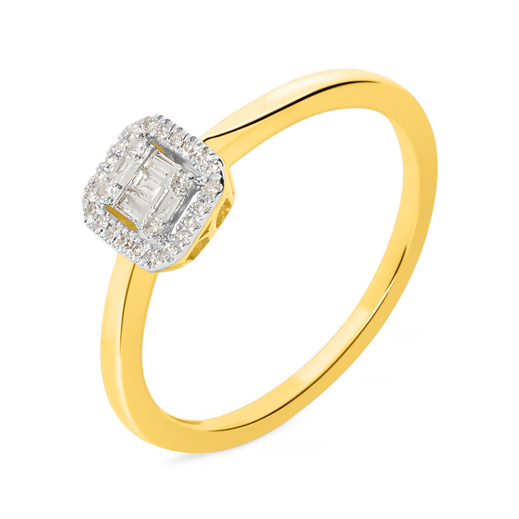 Anello Solitario Sophia Oro Giallo Diamante - Anelli con Pietre Donna | Stroili