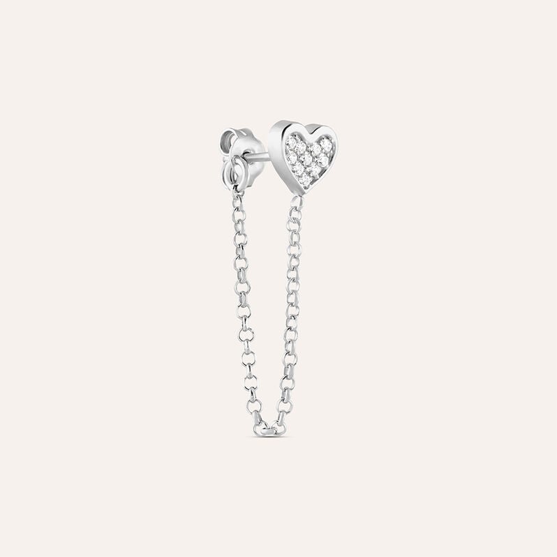 Mono Orecchino Pendente Silver Moments Argento Rodiato Cubic Zirconia - Mono Orecchino Donna | Stroili