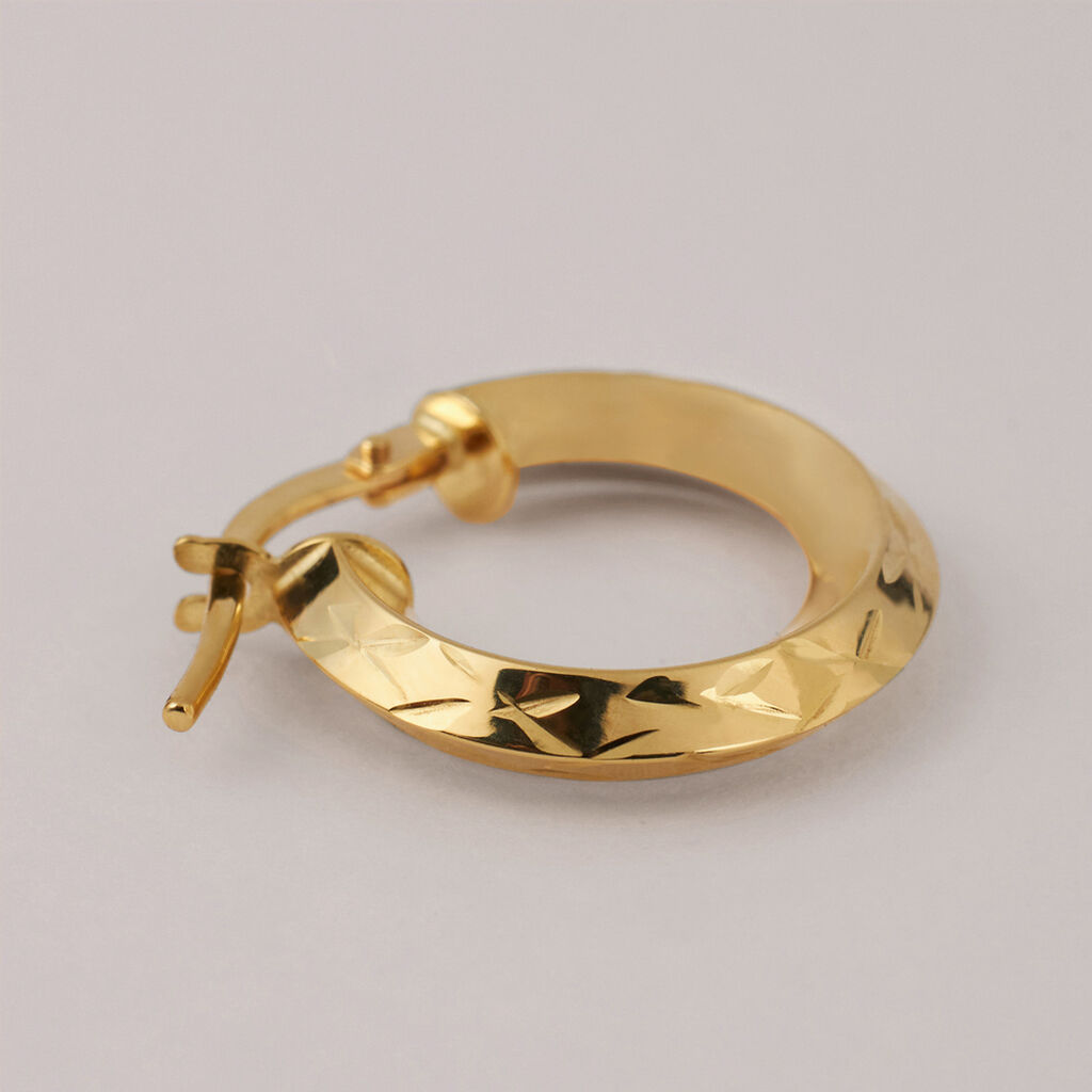 Orecchini A Cerchio Toujours Oro Giallo