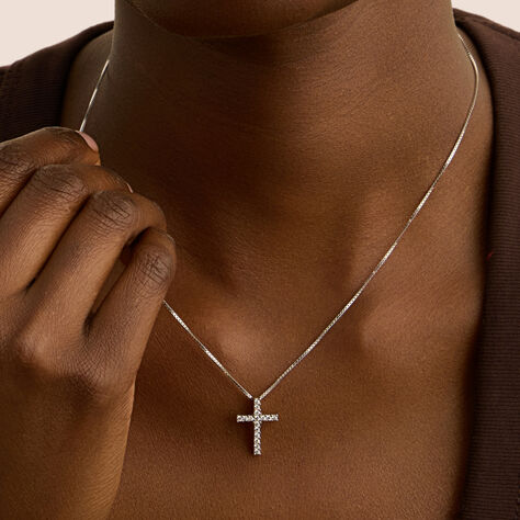 Collana Silver Elegance Argento Rodiato Cubic Zirconia - Collane Donna | Stroili