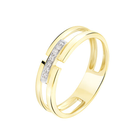 Anello Fascia Sophia Oro Giallo Diamante - Anelli con Pietre Donna | Stroili