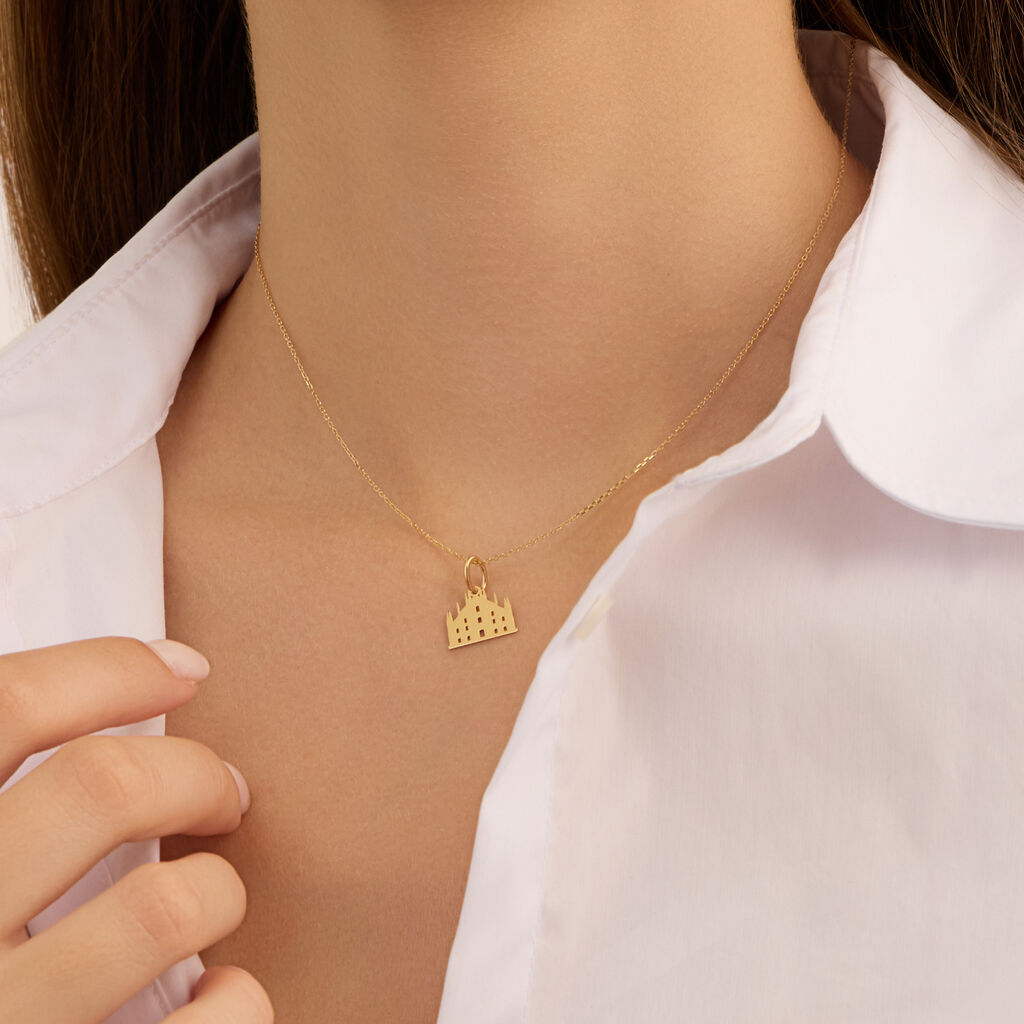 Pendente Poème Oro Giallo