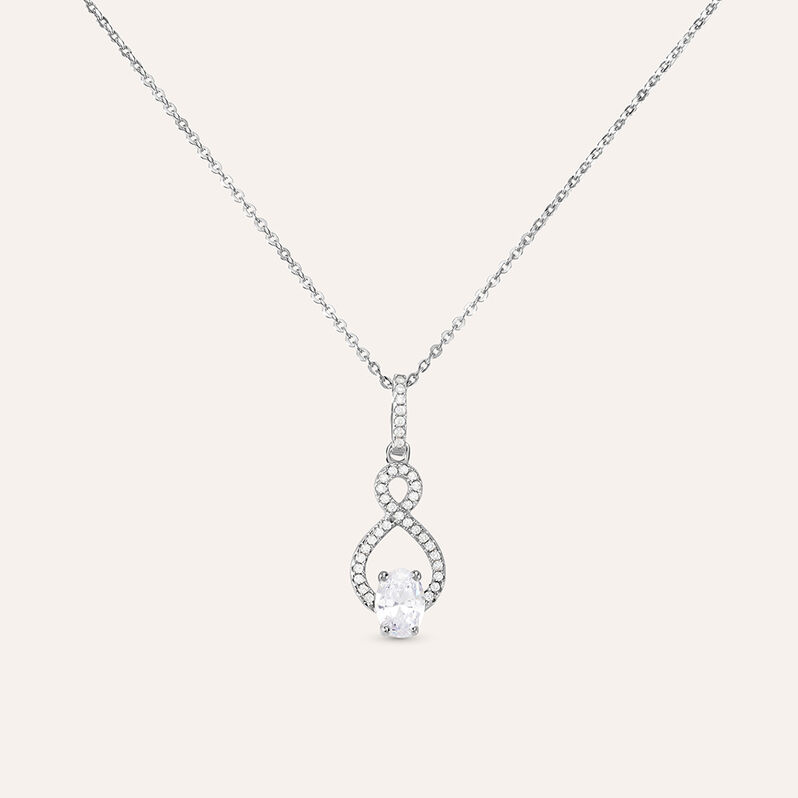 Collana Silver Elegance Argento Rodiato Cubic Zirconia - Collane Donna | Stroili
