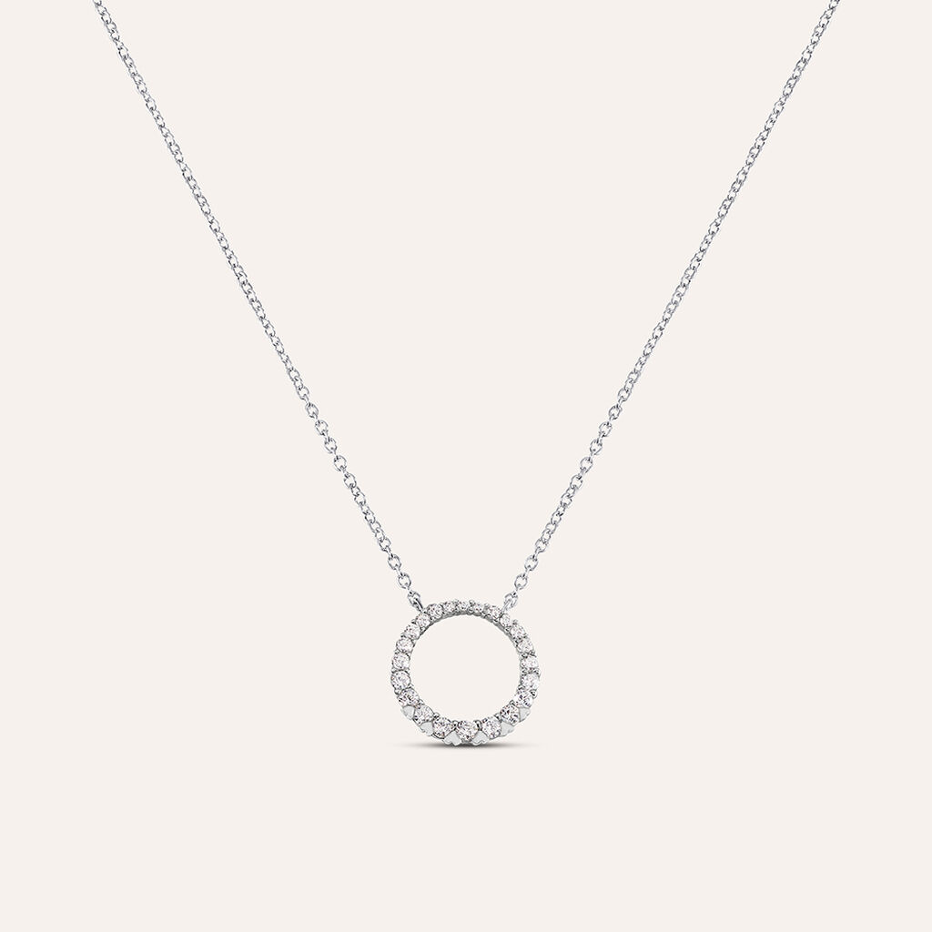 Collana Silver Shine Argento Rodiato Cubic Zirconia