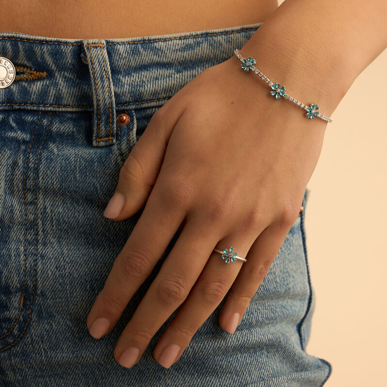 Bracciale Romantic Shine Ottone Bianco Cristallo - Bracciali Donna | Stroili