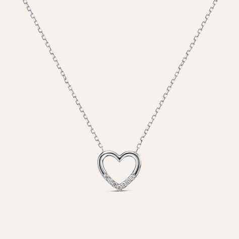 Collana Sophia Oro Bianco Diamante - Collane Donna | Stroili