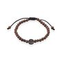 Bracciale timone e ancora in pietre e cordino regolabile