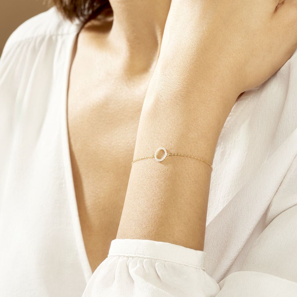 Bracciale Claire Oro Giallo Cubic Zirconia - Bracciali Amicizia Donna | Stroili