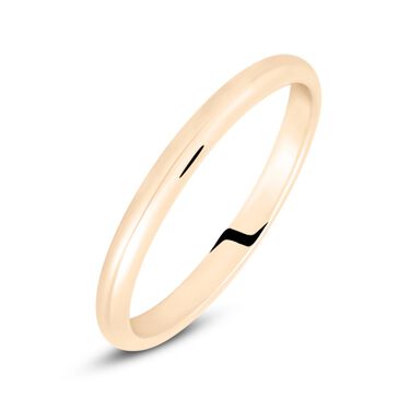 Fede Francesina 2.5 mm Oro Rosa