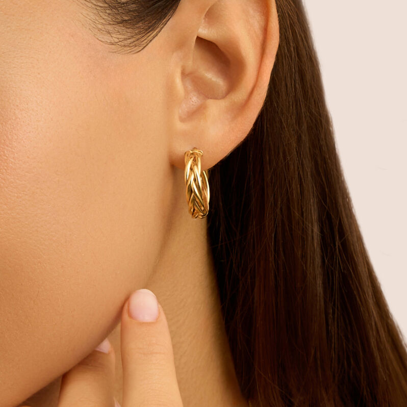 Orecchini A Cerchio Isabelle Oro Giallo - Orecchini a Cerchio Donna | Stroili