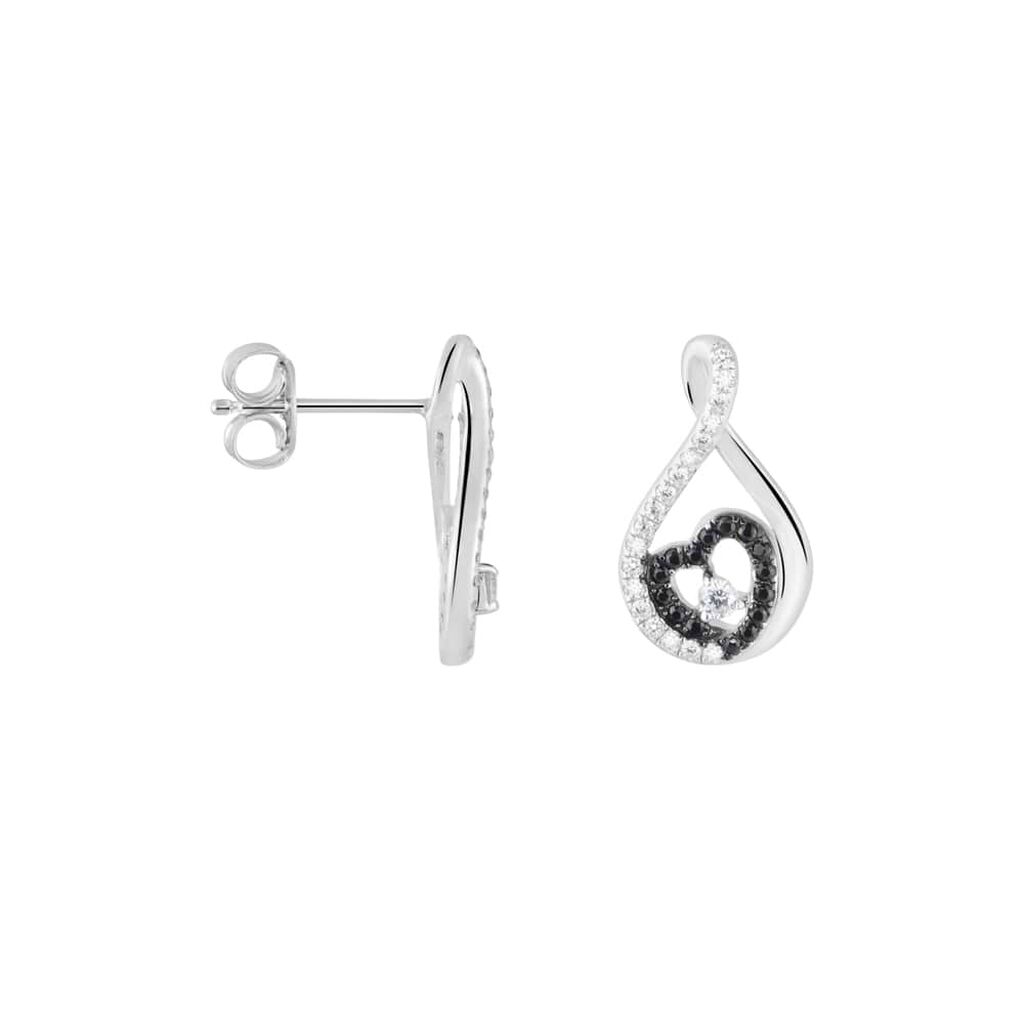 Orecchini Lobo Silver Shine Argento Rodiato Cubic Zirconia - Orecchini a Lobo Donna | Stroili