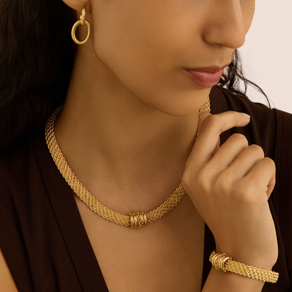 Orecchini Pendenti Gold Essence Oro Giallo