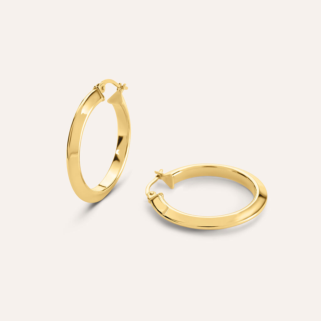 Orecchini A Cerchio Toujours Oro Giallo