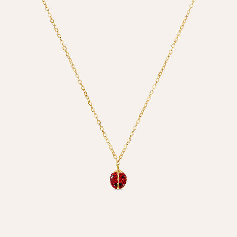 Collana Choker Boho Con Ciondolo Corona E Strass CZ - Gioiello Donna Oro