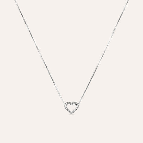 Collana Sophia Oro Bianco Diamante - Collane Donna | Stroili