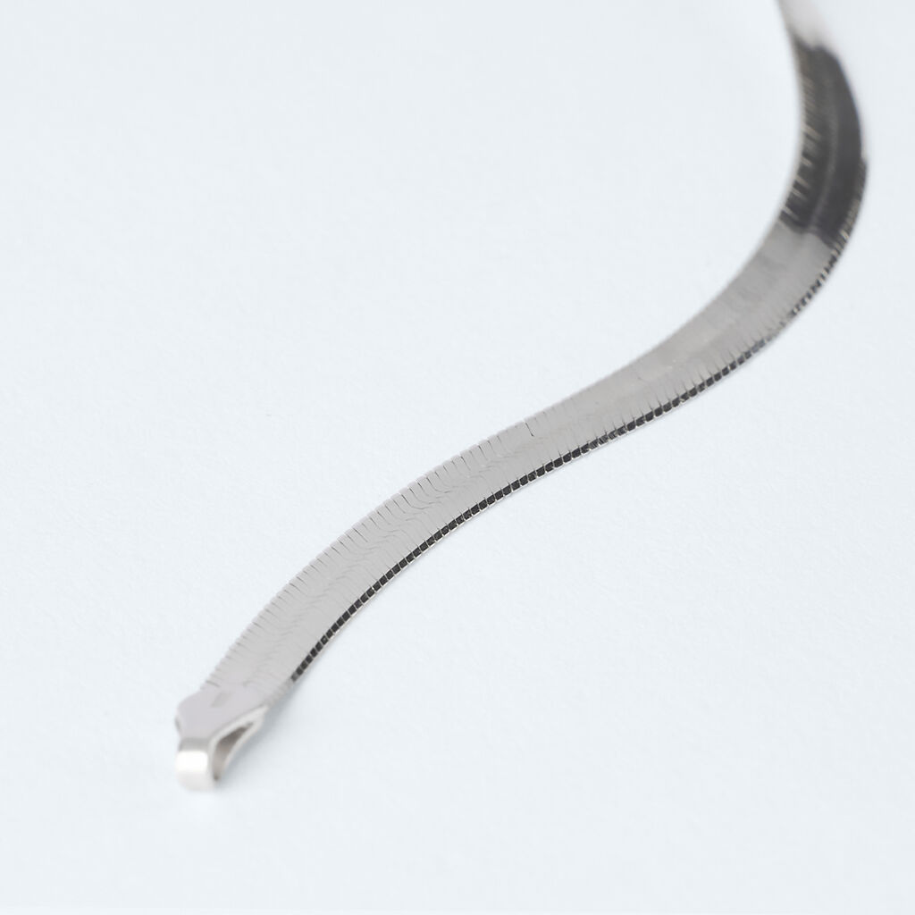 Bracciale Catena Colette Oro Bianco - Bracciali Donna | Stroili