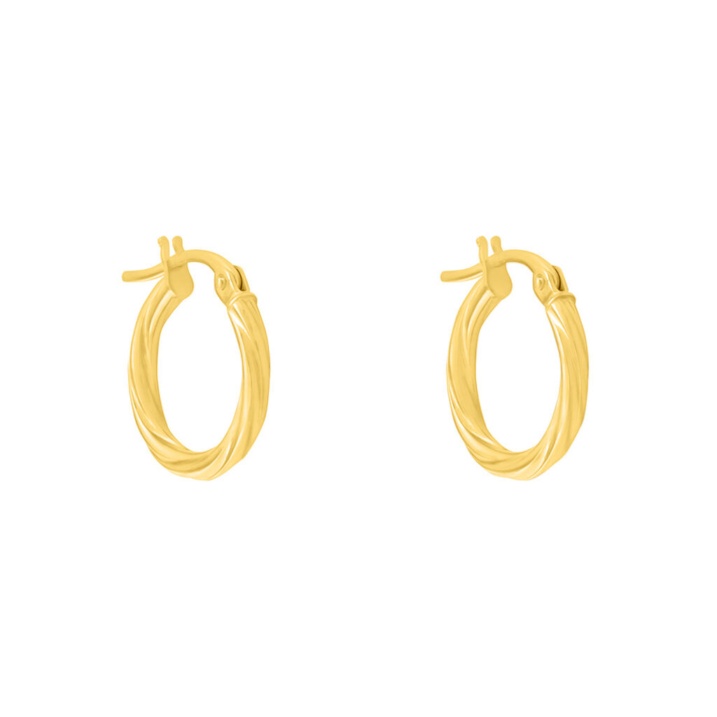 Orecchini A Cerchio Toujours Oro Giallo - Orecchini a Cerchio Donna | Stroili