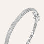 Bangle Silver Shine Argento Rodiato Cubic Zirconia