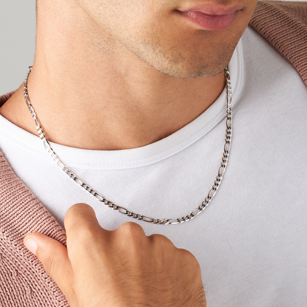 Catena Gentleman Argento Rodiato - Collane Catena Uomo | Stroili