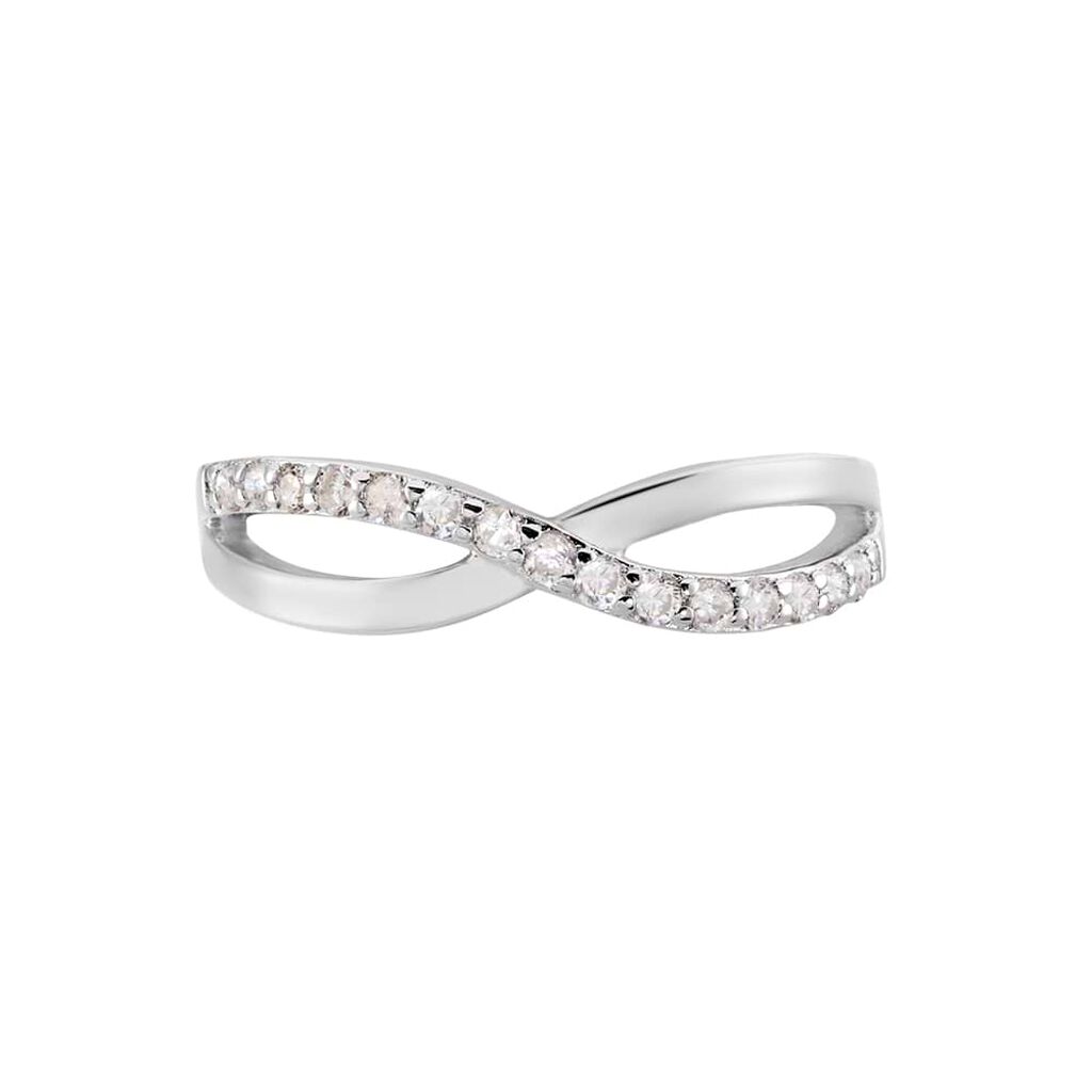 Anello Fantasia Silver Shine Argento Rodiato Cubic Zirconia - Anelli con Pietre Donna | Stroili