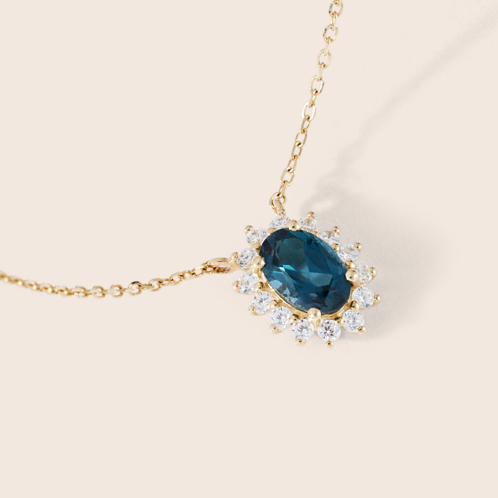 Collana Amélie Oro Giallo Ametista Cubic Zirconia - Collane Donna | Stroili