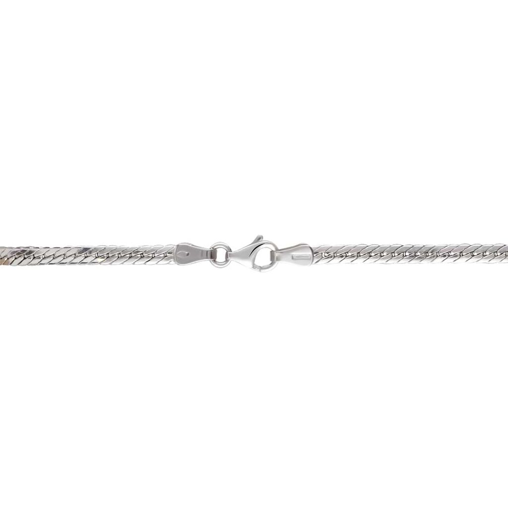 Bracciale Catena Colette Oro Bianco - Bracciali Donna | Stroili