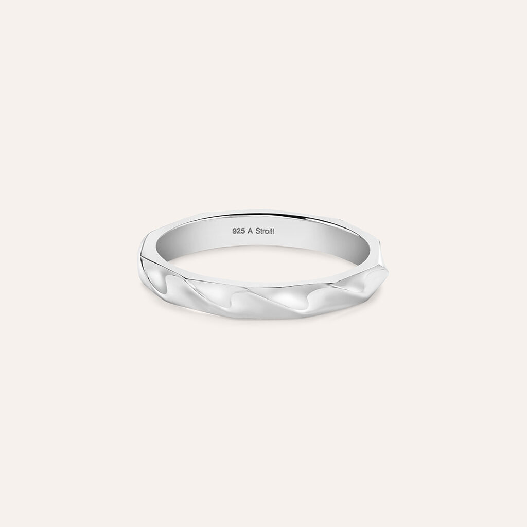 Anello Fedina Silver Collection Argento Rodiato - Fedine Unisex | Stroili