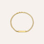 Bracciale Con Targhetta L'homme Or Oro Giallo