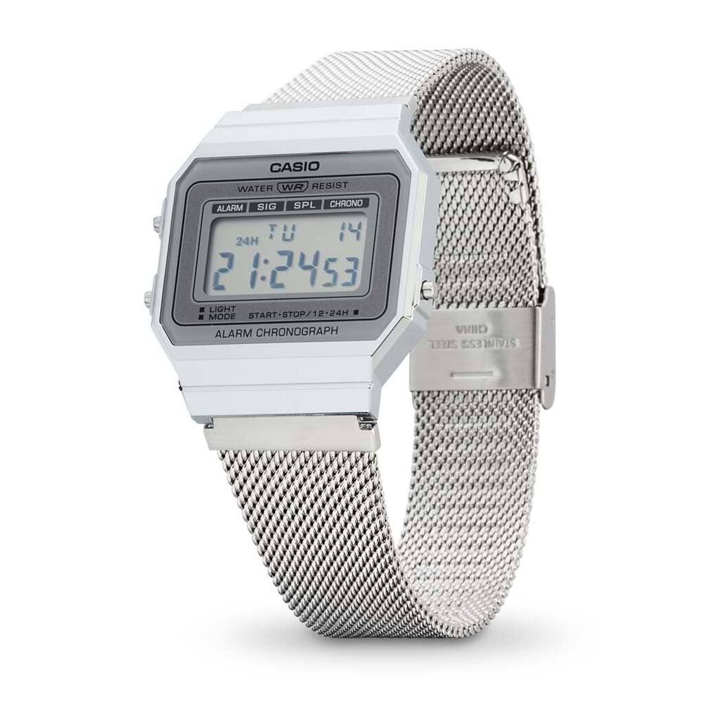 Orologio Al Quarzo Casio Vintage Collection A700wem-7aef - Orologi a Maglia Milanese Unisex | Stroili