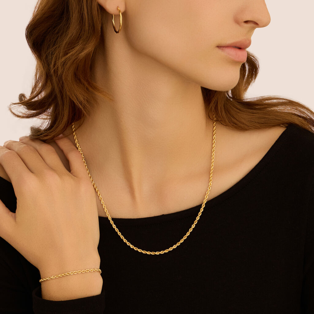 Orecchini A Cerchio Toujours Oro Giallo