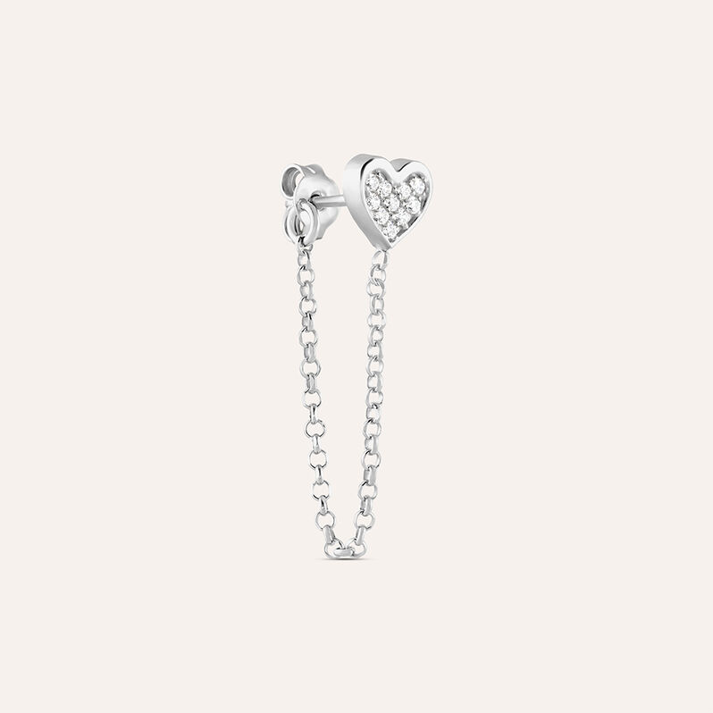 Mono Orecchino Pendente Silver Moments Argento Rodiato Cubic Zirconia - Mono Orecchino Donna | Stroili