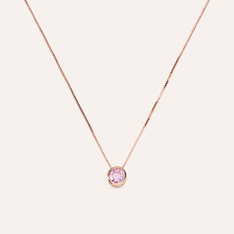 Collana Punto Luce Silver Rainbow Argento Rosa Cubic Zirconia - Collane Punto Luce Donna | Stroili