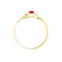 Anello Charlotte Oro Giallo Rubino Diamante