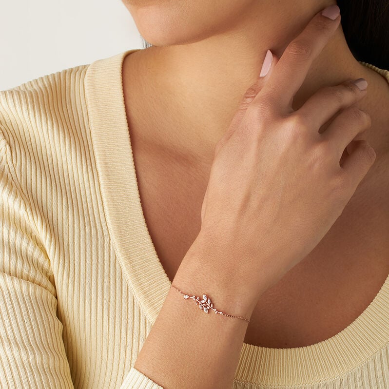 Bracciale Silver Elegance Argento Rosa Cubic Zirconia - Bracciali Donna | Stroili