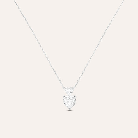 Collana Claire Oro Bianco Cubic Zirconia - Collane Donna | Stroili