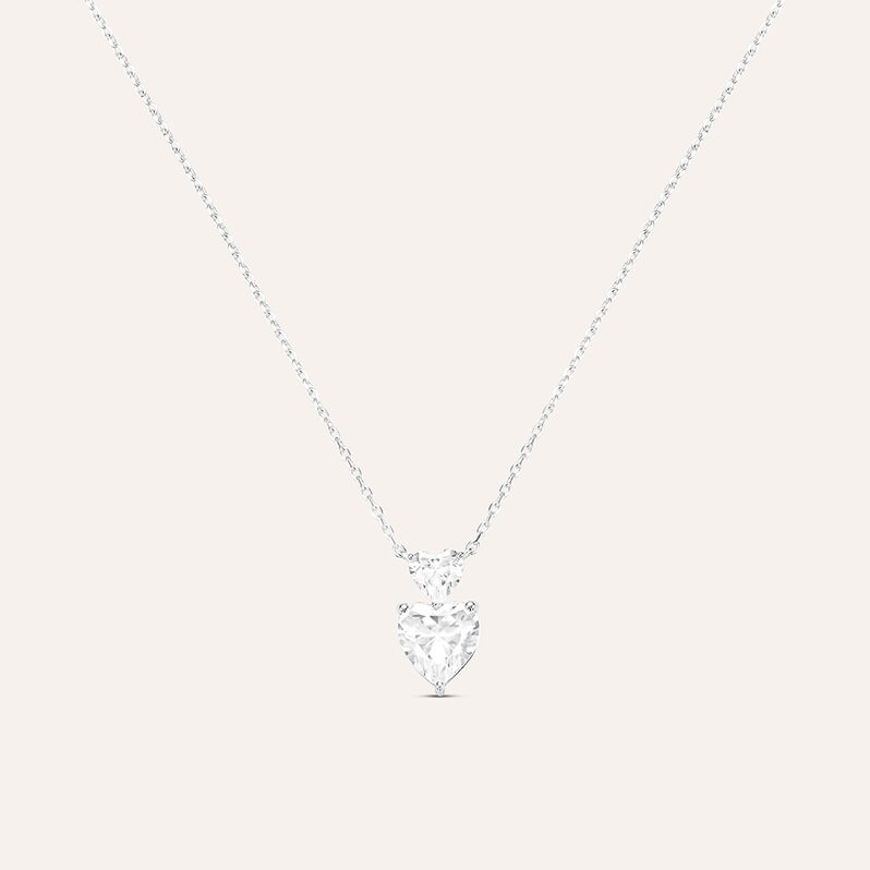 Collana Claire Oro Bianco Cubic Zirconia - Collane Donna | Stroili