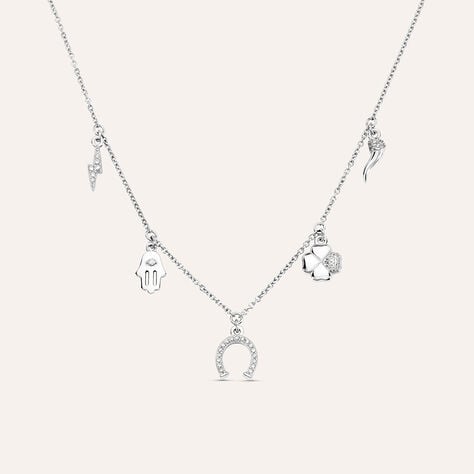 Collana Silver Moments Argento Rodiato Cubic Zirconia - Collane Donna | Stroili