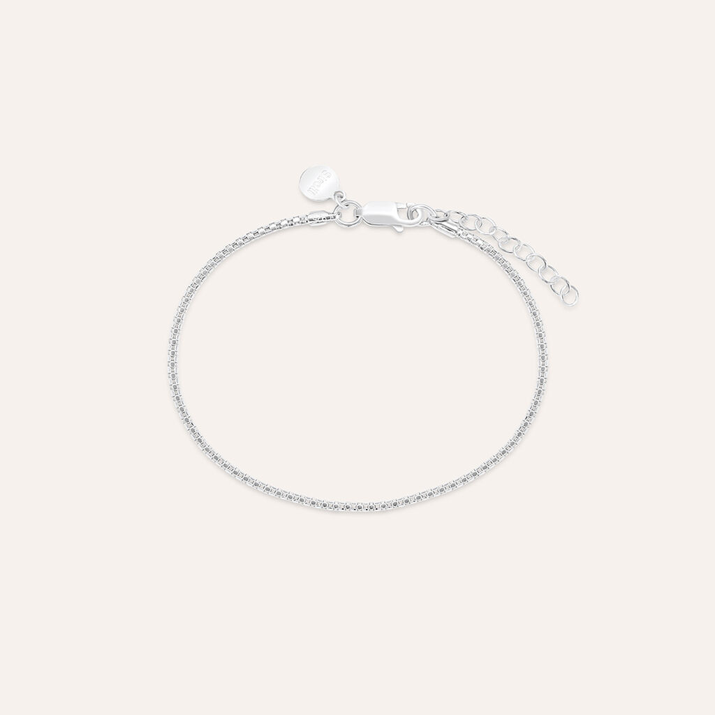 Bracciale Catena Silver Collection Argento Rodiato
