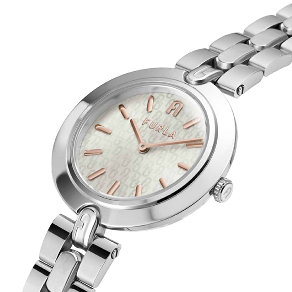 Orologio Al Quarzo Furla Logo Links Ww00002005l1 - Orologi solo Tempo Donna | Stroili