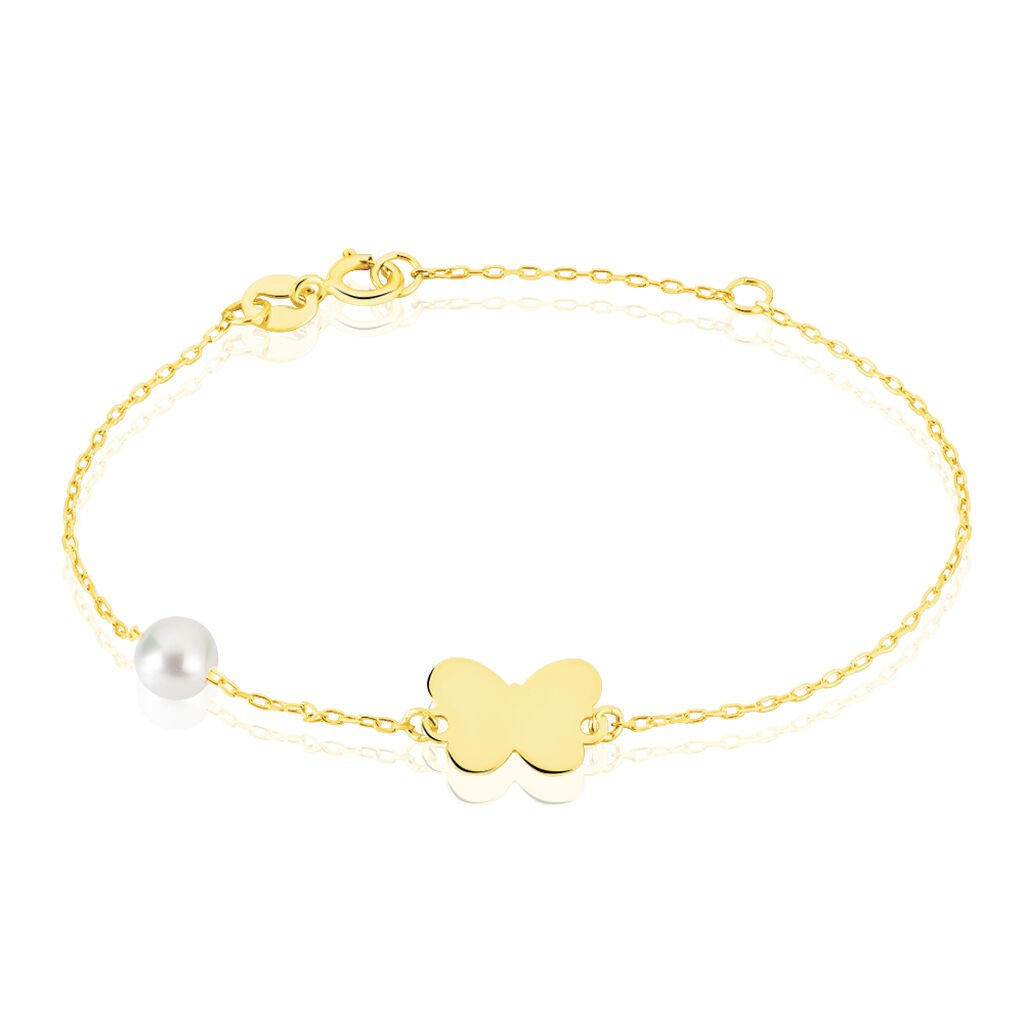 Bracciale Mon Petit Oro Giallo Perla D'Acqua Dolce