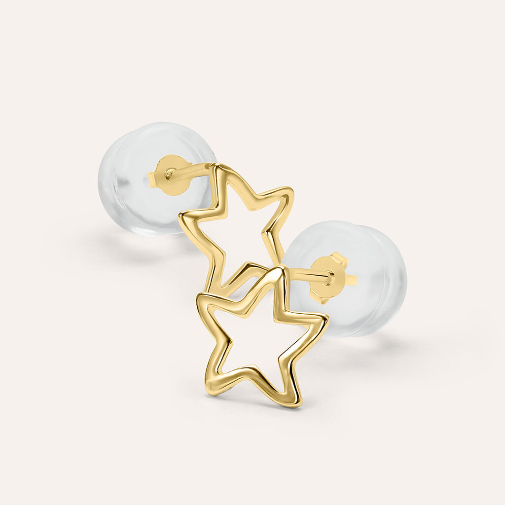 Orecchini Lobo Bon Ton Oro Giallo