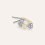 Piercing Naso Bon Ton Oro Giallo Cubic Zirconia