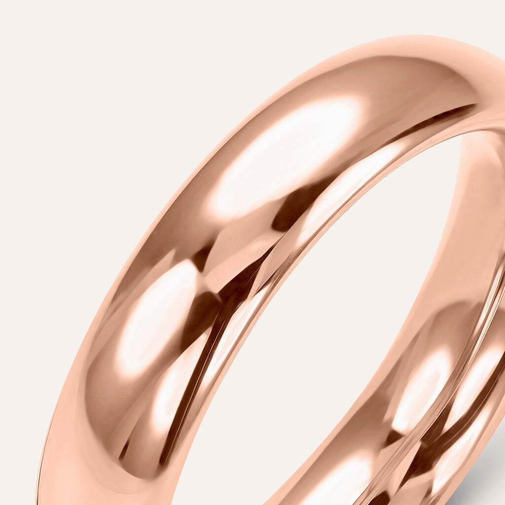 Fede Comoda Leggera 4.5 mm Oro Rosa